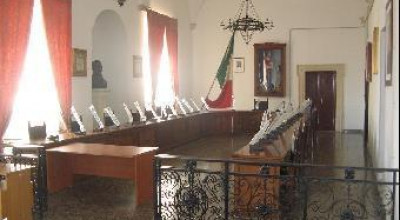 Tricase - piazzetta Giuseppe Codacci Pisanelli - Palazzo Gallone - Sala C...